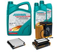 DENCKERMANN Controllo Set ADDINOL GIGA LIGHT 5W-30 7L Per Hyundai I20 Coupe