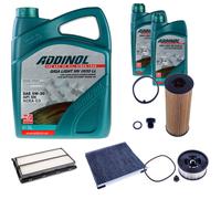 DENCKERMANN Controllo Set ADDINOL GIGA LIGHT 5W-30 7L Per Hyundai Santa Fé