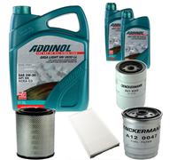 DENCKERMANN Controllo Set ADDINOL GIGA LIGHT 5W-30 7L Per Iveco Daily III