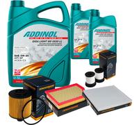 DENCKERMANN Controllo Set ADDINOL GIGA LIGHT 5W-30 7L Per Jeep Cherokee 2.0