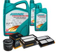 DENCKERMANN Controllo Set ADDINOL GIGA LIGHT 5W-30 7L Per Mazda 5 2.0 CD