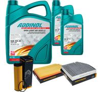 DENCKERMANN Controllo Set ADDINOL GIGA LIGHT 5W-30 7L Per Mercedes E-Klasse
