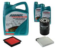 DENCKERMANN Controllo Set ADDINOL GIGA LIGHT 5W-30 7L Per Nissan Note 1.4
