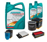 DENCKERMANN Controllo Set ADDINOL GIGA LIGHT 5W-30 7L Per Nissan X-Trail 2.2