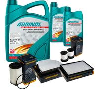 DENCKERMANN Controllo Set ADDINOL GIGA LIGHT 5W-30 7L Per Opel Antara 2.2
