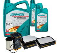 DENCKERMANN Controllo Set ADDINOL GIGA LIGHT 5W-30 7L Per Opel Antara 2.2