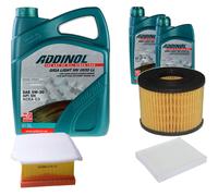 DENCKERMANN Controllo Set ADDINOL GIGA LIGHT 5W-30 7L Per Opel Meriva B