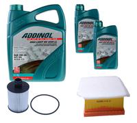 DENCKERMANN Controllo Set ADDINOL GIGA LIGHT 5W-30 7L Per Opel Meriva B