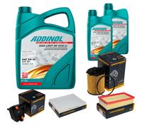 DENCKERMANN Controllo Set ADDINOL GIGA LIGHT 5W-30 7L Per Peugeot 407 SW 1.6