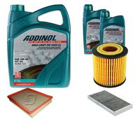 DENCKERMANN Controllo Set ADDINOL GIGA LIGHT 5W-30 7L Per Saab 9-3 Cabriolet