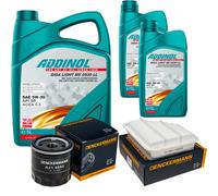 DENCKERMANN Controllo Set ADDINOL GIGA LIGHT 5W-30 7L Per Toyota Auris 1.4