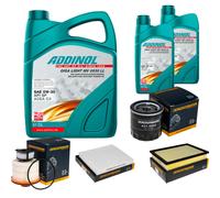 DENCKERMANN Controllo Set ADDINOL GIGA LIGHT 5W-30 7L Per Toyota Hilux VIII