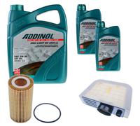 DENCKERMANN Controllo Set ADDINOL GIGA LIGHT 5W-30 7L Per VW Touareg 3.0 TDI