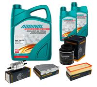 DENCKERMANN Controllo Set ADDINOL GIGA LIGHT 5W-30 7L Per VW Touran 1.4 TSI