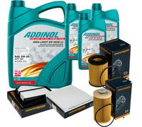 DENCKERMANN Controllo Set ADDINOL GIGA LIGHT 5W-30 8L Per Honda CR-V III