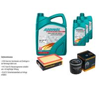 DENCKERMANN Controllo Set ADDINOL GIGA LIGHT 5W-30 8L Per Hyundai Coupe 2.0
