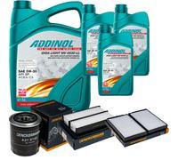 DENCKERMANN Controllo Set ADDINOL GIGA LIGHT 5W-30 8L Per Hyundai H-1 Travel