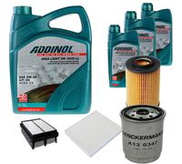 DENCKERMANN Controllo Set ADDINOL GIGA LIGHT 5W-30 8L Per Hyundai Sonata V