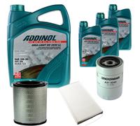 DENCKERMANN Controllo Set ADDINOL GIGA LIGHT 5W-30 8L Per Iveco Daily III