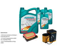 DENCKERMANN Controllo Set ADDINOL GIGA LIGHT 5W-30 8L Per Jeep Cherokee 2.0