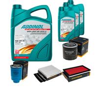 DENCKERMANN Controllo Set ADDINOL GIGA LIGHT 5W-30 8L Per Nissan X-Trail 2.2