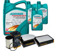 DENCKERMANN Controllo Set ADDINOL GIGA LIGHT 5W-30 8L Per Opel Antara 2.2