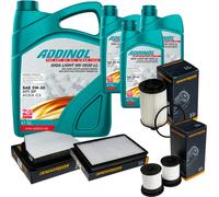 DENCKERMANN Controllo Set ADDINOL GIGA LIGHT 5W-30 8L Per Opel Antara 2.2