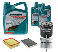 DENCKERMANN Controllo Set ADDINOL GIGA LIGHT 5W-30 9L Per Audi A4 Cabriolet
