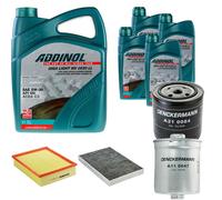 DENCKERMANN Controllo Set ADDINOL GIGA LIGHT 5W-30 9L Per Audi A6 2.4 2.8