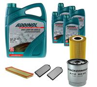 DENCKERMANN Controllo Set ADDINOL GIGA LIGHT 5W-30 9L Per BMW 7 Serie 725tds