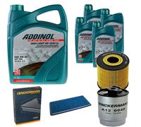 DENCKERMANN Controllo Set ADDINOL GIGA LIGHT 5W-30 9L Per BMW X5 3.0d