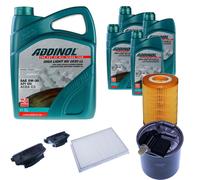 DENCKERMANN Controllo Set ADDINOL GIGA LIGHT 5W-30 9L Per Mercedes-Benz GLE