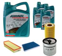 DENCKERMANN Controllo Set ADDINOL GIGA LIGHT 5W-30 9L Per Mercedes C-Klasse