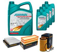 DENCKERMANN Controllo Set ADDINOL GIGA LIGHT 5W-30 9L Per Mercedes R-Klasse