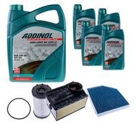 DENCKERMANN Controllo Set ADDINOL GIGA LIGHT 5W-30 9L Per Porsche Macan GTS