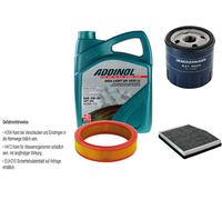 Denckermann Controllo Set Addinol Giga Luce 5W-30 5L per Fiat Punto 1.2