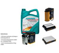 Denckermann Controllo Set Addinol Giga Luce 5W-30 5L per Nissan Qashqai II (