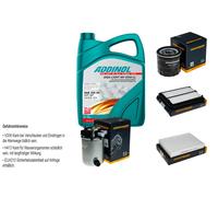 Denckermann Controllo Set Addinol Giga Luce 5W-30 5L per Nissan Qashqai, II