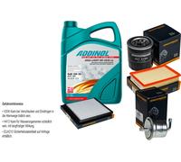 Denckermann Controllo Set Addinol Giga Luce 5W-30 5L per Suzuki Wagon R