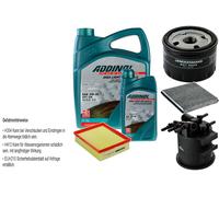 Denckermann Controllo Set Addinol Giga Luce 5W-30 6L per di Renault Laguna