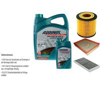 Denckermann Controllo Set Addinol Giga Luce 5W-30 6L per Saab 9-3