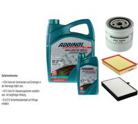 Denckermann Controllo Set Addinol Giga Luce 5W-30 6L per Volvo V90 Familiare