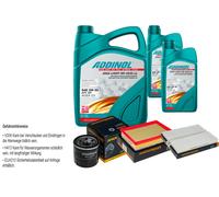 Denckermann Controllo Set Addinol Giga Luce 5W-30 7L per Nissan Pathfinder