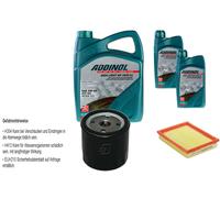 Denckermann Controllo Set Addinol Giga Luce 5W-30 7L per Opel Combinata 1.4