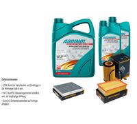 Denckermann Controllo Set Addinol Giga Luce 5W-30 7L per VW Di Polo 1.6