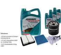 Denckermann Controllo Set Addinol Giga Luce 5W-30 8L per Subaru Legacy IV