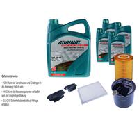 Denckermann Controllo Set Addinol Giga Luce 5W-30 9L per Mercedes-Benz Gle