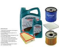 DENCKERMANN Controllo set ADDINOL SUPER LEGGERO 5W-40 6L per Citröen Berlingo