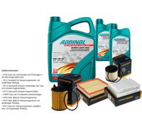 DENCKERMANN Controllo set ADDINOL SUPER LEGGERO 5W-40 7L per Peugeot 208
