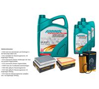 DENCKERMANN Controllo set ADDINOL SUPER LEGGERO 5W-40 8L per BMW serie 5 530e